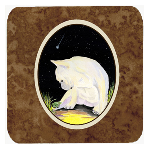 French Bulldog Foam Coasters, Set - 4