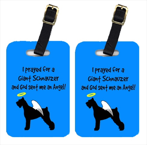 Schnauzer Luggage Tags- Pair - 2