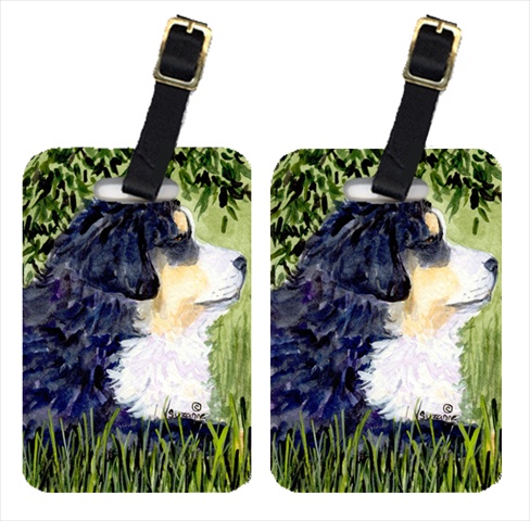 Bernese Mountain Dog Luggage Tags- Pair - 2