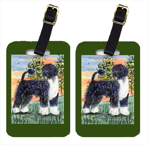 Portuguese Water Dog Luggage Tags- Pair - 2