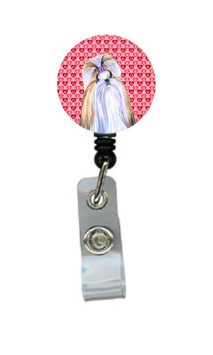 Shih Tzu Retractable Badge Reel or ID Holder with Clip