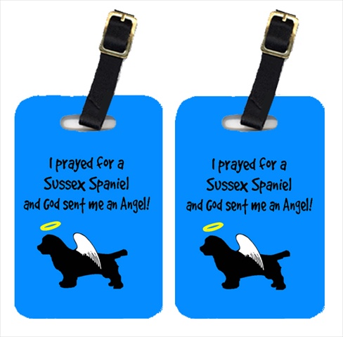 Sussex Spaniel Luggage Tag - 4 x 2.75 In.