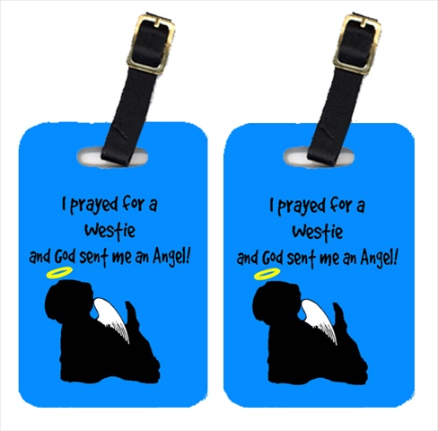 Westie Luggage Tag - 4 x 2.75 In.