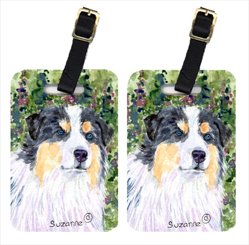 Australian Shepherd Luggage Tag - 4 x 2.75 In.