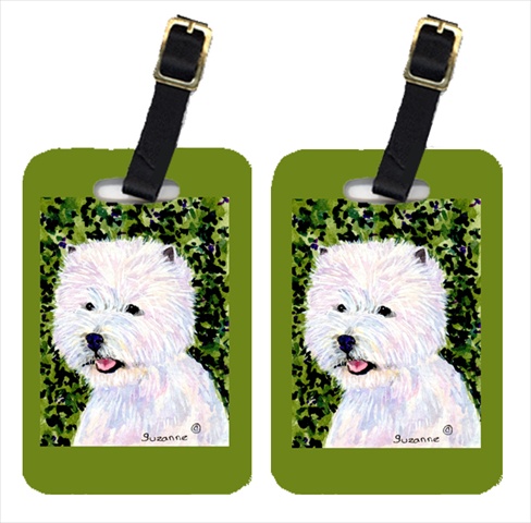 Westie Luggage Tag - 4 x 2.75 In.