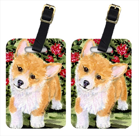 SS8823BT Corgi Luggage Tag - Pair 2- 4 x 2.75 In.