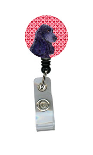 Cocker Spaniel Retractable Badge Reel Or Id Holder With Clip