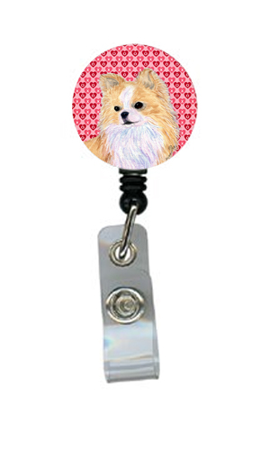 Chihuahua Retractable Badge Reel Or Id Holder With Clip