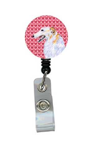 Borzoi Retractable Badge Reel Or Id Holder With Clip