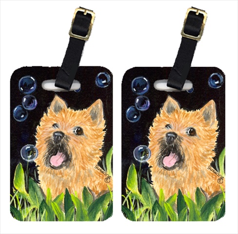 Cairn Terrier Luggage Tag - Pair 2- 4 x 2.75 In.