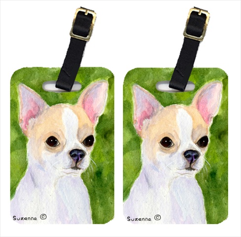 Chihuahua Luggage Tag - Pair 2- 4 x 2.75 In.