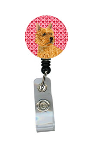 Norwich Terrier Retractable Badge Reel Or Id Holder With Clip