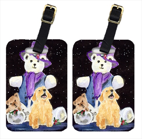 Golden Retriever Luggage Tag - 4 x 2.75 In.