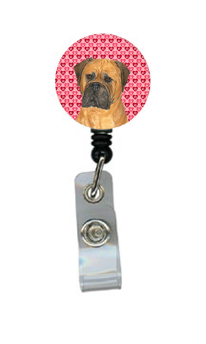 Bullmastiff Retractable Badge Reel Or Id Holder With Clip