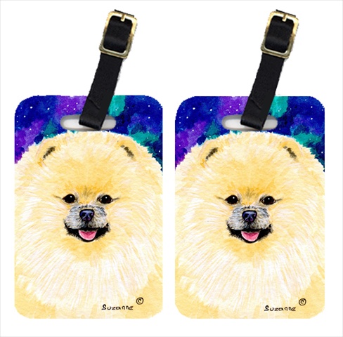 Pomeranian Luggage Tag - 4 x 2.75 In.