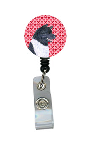 Akita Retractable Badge Reel Or Id Holder With Clip
