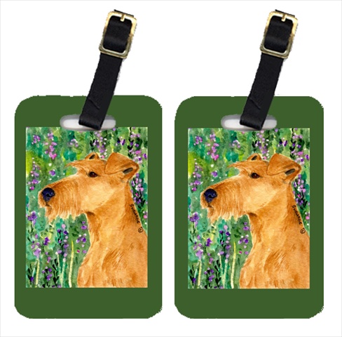 Irish Terrier Luggage Tag - 4 x 2.75 In.