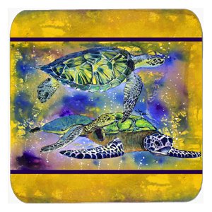 Picture of Carolines Treasures 8405-FC Turtle Foam Coasters - Set 4- 3.5 x 3.5 In.
