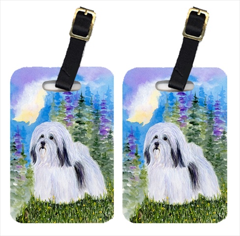 Havanese Luggage Tag - 4 x 2.75 In.