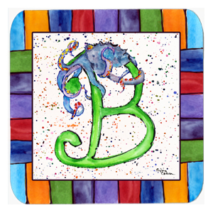 Picture of Carolines Treasures 8425-FC Octopus Foam Coasters - Set 4- 3.5 x 3.5 In.
