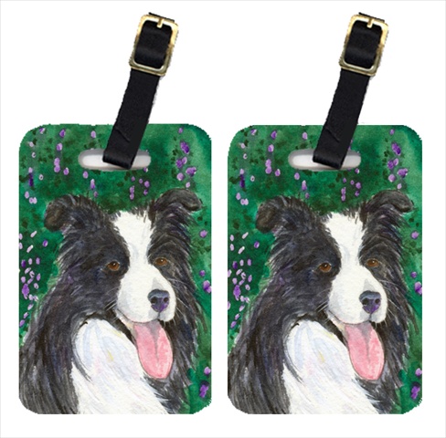 Border Collie Luggage Tag - 4 x 2.75 In.