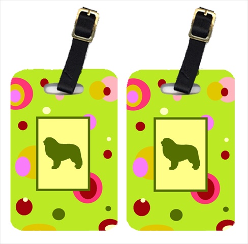 Great Pyrenees Luggage Tag - Pair 2- 4 x 2.75 In.