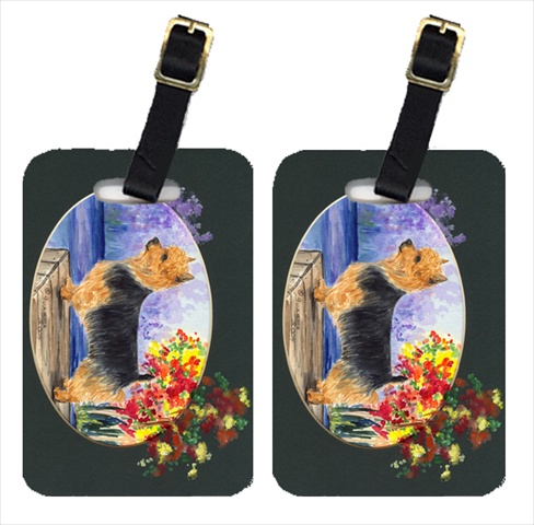 Australian Terrier Luggage Tag - 4 x 2.75 In.