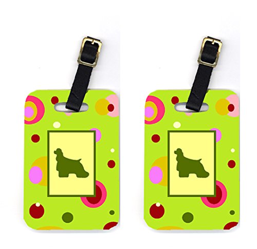 Cocker Spaniel Luggage Tags- Pair Of 2