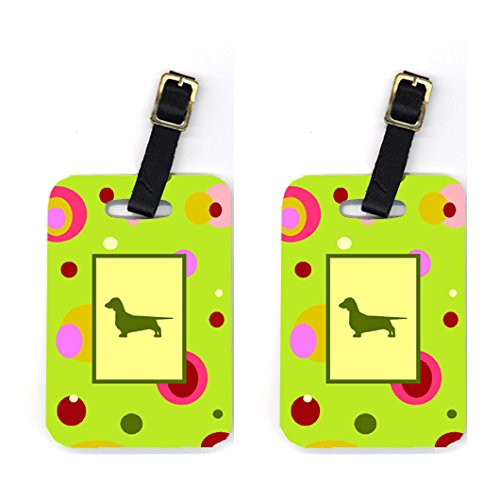 CK1024BT Dachshund Luggage Tags- Pair Of 2