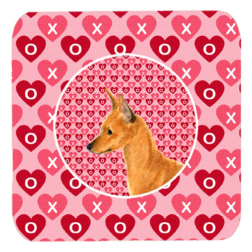 Min Pin Foam Coasters, Set Of 4