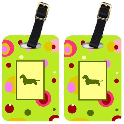 Dachshund Luggage Tags- Pair Of 2