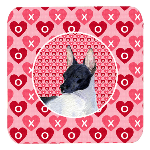Rat Terrier Foam Coasters, Set Of 4