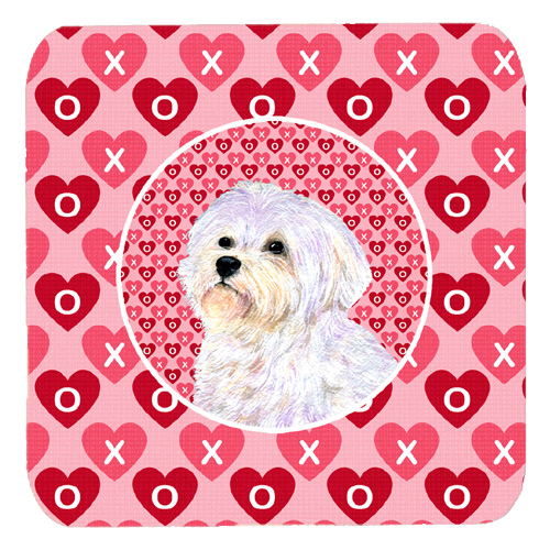Maltese Foam Coasters, Set Of 4