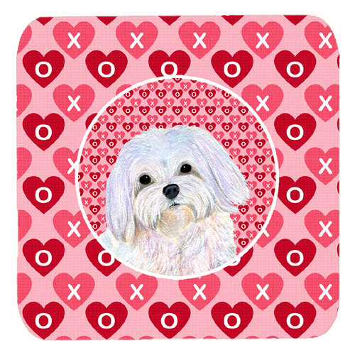 Maltese Foam Coasters, Set Of 4
