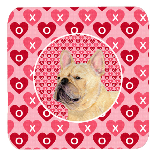 French Bulldog Foam Coasters, Set Of 4