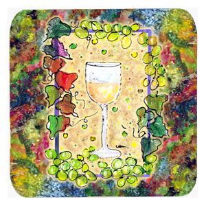 Wine Foam Coasters, Set Of 4