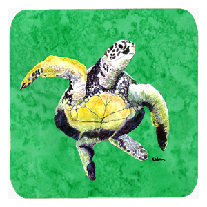 Turtle Foam Coasters, Set Of 4