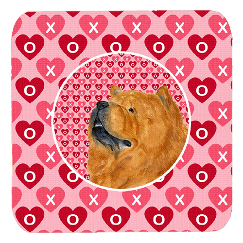 Chow Chow Foam Coasters, Set Of 4