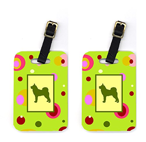 Karelian Bear Dog Luggage Tags- Pair Of 2