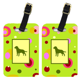 Labrador Luggage Tags- Pair Of 2