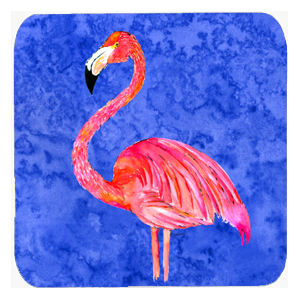 Flamingo Foam Coasters, Set Of 4
