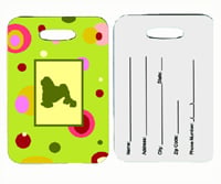 Lowchen Luggage Tags- Pair Of 2