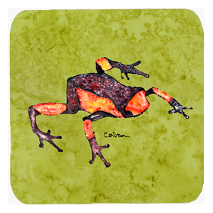 Frog Foam Coasters, Set Of 4