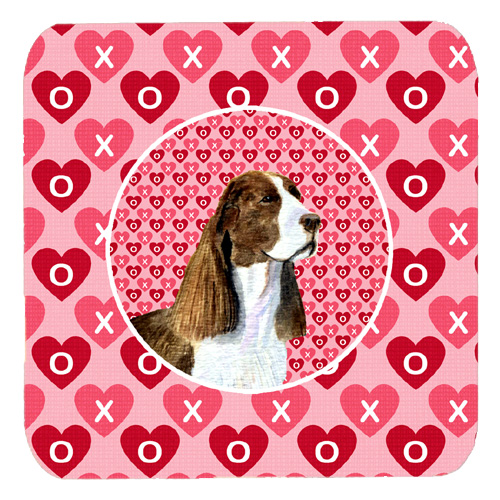 Springer Spaniel Foam Coasters, Set Of 4