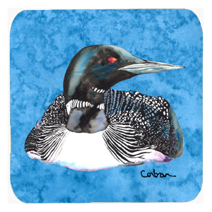 Loon Foam Coasters, Set Of 4