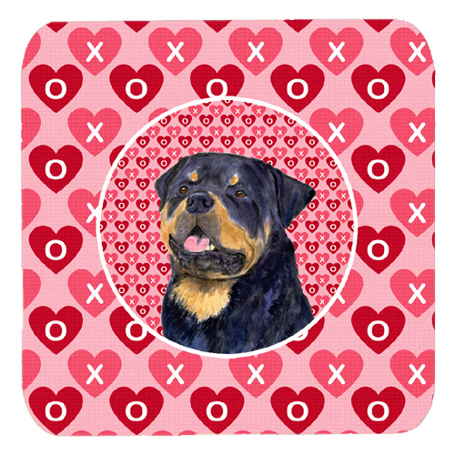 Rottweiler Foam Coasters, Set Of 4