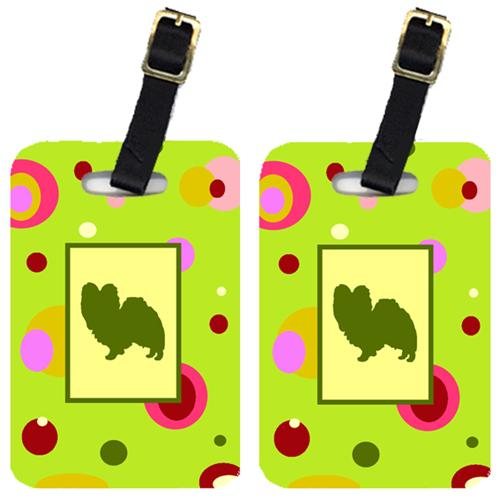 Papillon Luggage Tags, Pair Of 2