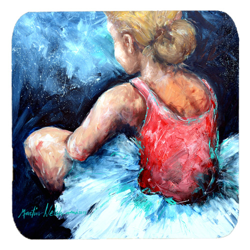 Ballet Star Struck Foam Coasters, Set Of 4