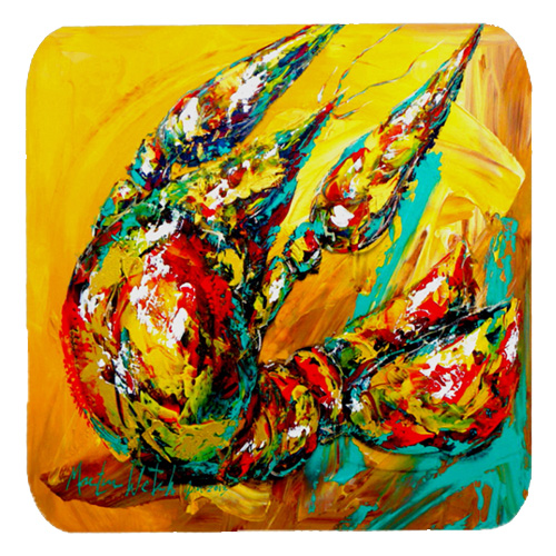 Crawfish Anyway You Like It Foam Coasters, Set Of 4