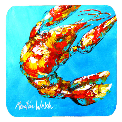 MW1004FC Crawfish Baby Craw Foam Coasters- Set Of 4